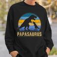 Papasaurus Für Papa Zumatertag Weihnachten Geburtstag Sweatshirt Geschenke für Ihn