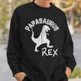 Papasaurus Rex Papa Dinosaurier Lustigesatertagsgeschenk Sweatshirt Geschenke für Ihn