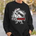 PapasaurusRex Papa Saurus Dinosaur Grandpa Dino Camisa de entrenamiento Regalos para él
