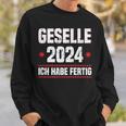 Passed Exam Geselle 2024 Azubi Sweatshirt Geschenke für Ihn