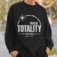 Path Of Totality Indiana 2024 April 8 2024 Eclipse Sweatshirt Gifts for Him