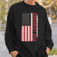 Patriotische Holzbearbeitung Holzarbeiter Arborist Papa Amerikanische Flagge Sweatshirt Geschenke für Ihn