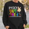 Peace Out Pre K Happy Last Day Of Pre K Graduation Sweatshirt Gifts for Him