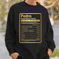 Pedro Nutrition Facts Father's Day For Pedro Sweatshirt Gifts for Him