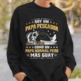 Pescador Papá Divertido Pesca Día Del Padre Regalo Padre Camisa de entrenamiento Regalos para él
