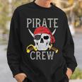 Pirate Crew Jolly Roger Flag Skull Family Matching Pirates Sweatshirt Gifts for Him