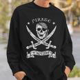 Pirate Flag Outfit Vintage Pirate Costume Skull Pirate Sweatshirt Geschenke für Ihn