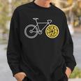 Pizza Fahrrad Radsport Fahrradfahren Fahrradtour Sweatshirt Geschenke für Ihn