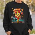 Pizza Gamer Love Play Video Games Controller Headset Sweatshirt Gifts for Him