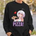 Pizza Lover Anime Sweatshirt Geschenke für Ihn