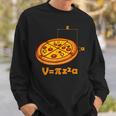 Pizza Nerd Geek Mathematik Witz Naturwissenschaft Formula Sweatshirt Geschenke für Ihn