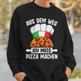 Pizzabacken Aus Dem Weg Ich Muss Pizza Machen Pizzabäcker Sweatshirt Geschenke für Ihn