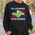 Platano Power Dominican Republic Flag Sweatshirt Gifts for Him