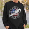 Plumber American Flag Plumbing Usa Patriot Stamp Style Sweatshirt Gifts for Him