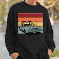 Police Car Tv Cop Shows Vintage Retro 70S & 80'S Sunset Sweatshirt Gifts for Him