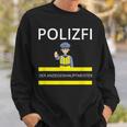 Polizfi Der Anzeigenhauptmeister Distributes Nodules Meme Sweatshirt Geschenke für Ihn