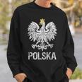 Polska EagleVintage Style Poland Polish Pride Sweatshirt Gifts for Him