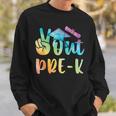 Prek Graduation Tie Dye Peace Out Pre K Last Day Pre-K Sweatshirt Gifts for Him