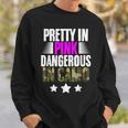 Pretty Pink Dangerous In Camo Hunting Hobby Sweatshirt Gifts for Him