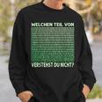 Programmer Admin Which Partonerstehst Du Nicht Sweatshirt Geschenke für Ihn