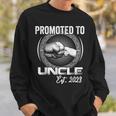 Promoted To Uncle 2023 First Time Fathers Day New Uncle Sweatshirt Gifts for Him