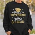 Proud Boyfriend Of Class Of 2024 Graduate Senior Graduation Sweatshirt Gifts for Him