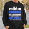 Proud Dad Of A Freaking Awesome Ironworker Sweatshirt Gifts for Him