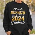 Proud Nephew Of A Class Of 2024 Graduate Senior Graduation Sweatshirt Gifts for Him
