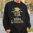 Proud Tia Of A Class Of 2024 Graduate Senior Graduation Sweatshirt Gifts for Him