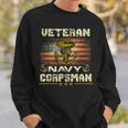 Proud Veteran Navy Corpsman For Men Sweatshirt Gifts for Him