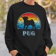 Pug Vintage Dog Sweatshirt Gifts for Him