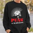 Punk Is My Religion I Punker & Anarchy Para Punk Rock Camisa de entrenamiento Regalos para él