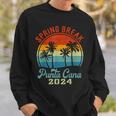 Punta Cana 2024 Spring Break Family School Vacation Retro Sweatshirt Gifts for Him