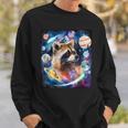 Raccoon Of The Cosmos Weird Random With Raccoons Sweatshirt Gifts for Him