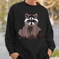 Raccoon With Face Like Bears Raccoons And To Smile Sweatshirt Gifts for Him