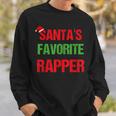 Rapper Pajama Christmas Sweatshirt Gifts for Him