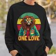 Rasta Lion Reggae Music One Love Graphic Sweatshirt Gifts for Him