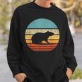 Rat Retro Vintage 60S 70S Sunset Rodent Animal Women Sweatshirt Gifts for Him