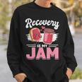Recovery Jam Narcotics Anonymous Na Aa Sober Sobriety Sweatshirt Gifts for Him
