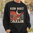 Red Dirt Country Music Western Theme Sweatshirt Gifts for Him