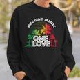 Reggae Music One Love Vintage Sunset Sweatshirt Gifts for Him