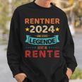 Rentner 2024 Legend Retirement For Grandpa Sweatshirt Geschenke für Ihn