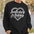 Respiratory Therapist Rt Registered Respiratory Therapy Sweatshirt Gifts for Him