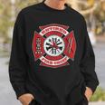 Retired Fire Chief Retirement Red Maltese Cross Sweatshirt Gifts for Him