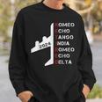 Retired Pilot 2024 Phonetic Alphabet Retirement Sweatshirt Gifts for Him