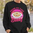 Retro 60S 70S Pound My Cake Daddy Adult Humor Father's Day Sweatshirt Gifts for Him