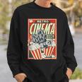 Retro Cinema Poster Popcorn Camera Film Sweatshirt Geschenke für Ihn