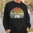 Retro Corgi Butt Nothing But Corgi Dog Lover Vintage Sweatshirt Gifts for Him