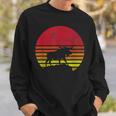 Retro Elk Silhouette Sweatshirt Geschenke für Ihn