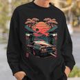 Retro Japanese Car Racing Drifting Lover Racing Cars Sweatshirt Gifts for Him